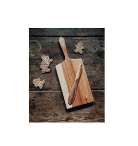 Planche à découper en noyer artisanale de qualité supérieure, réversible, bloc à découper de cuisine, plateau de service en bois décoratif pour restaurant et maison - Product Image 2