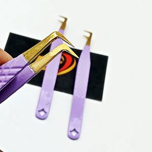 Pinzas para Pestañas Dobles Mega Lashes, Precio al por Mayor, Ecológicas, Personalizables, Recubiertas de Color, Acero Inoxidable, Antiestáticas, Resistentes - Product Image 6