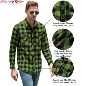 เสื้อนักขี่จักรยานผ้าสักหลาดสำหรับผู้ชายผ้าหนาและลายสก๊อตสำหรับเสื้อไบเกอร์ผ้าสักหลาดสำหรับผู้ชายดูแข็งแกร่งทนทาน - Product Image 6