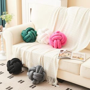 Modesto creativo poliéster algodón bola decorativa esfera nudo para mejorar mesa escritorio en sala de estar dormitorio Oficina decoración del hogar - Product Image 3