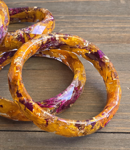 Brazalete de Resina Ecológico Hecho a Mano para Mujer, Joyería Transparente y Colorida, Accesorio de Moda para Fiestas y Uso Diario - Product Image 2