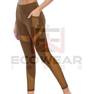 2025เลกกิ้งออกกำลังกายผ้าขนนุ่มกางเกงเลกกิ้งเล่นโยคะผ้าขนนุ่มเป็นมิตรต่อสิ่งแวดล้อม - Product Image 1