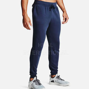 Pantalones de chándal para hombre de alta calidad, pantalones de chándal de estilo informal de algodón, cintura elástica, bolsillo con cremallera lateral, lona ligera recta, OEM - Product Image 6