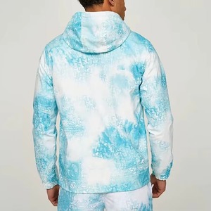 ชุดเสื้อแจ็กเก็ตกันลมสำหรับผู้ชายเสื้อมีฮู้ดและกางเกงขาสั้นกันลมสำหรับฤดูใบไม้ร่วง - Product Image 6