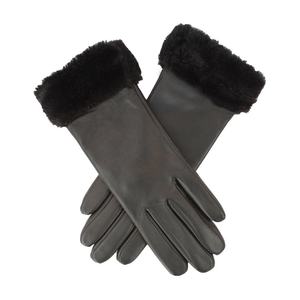 Gants d'hiver en cuir de mouton véritable coupe-vent pour femme, avec fourrure de renard véritable, design tendance pour la conduite en extérieur, vente en gros - Product Image 1