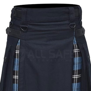 Falda escocesa de tartán híbrida para hombre más vendida, vestido tradicional europeo con logotipo personalizado hecho de acrílico - Product Image 5