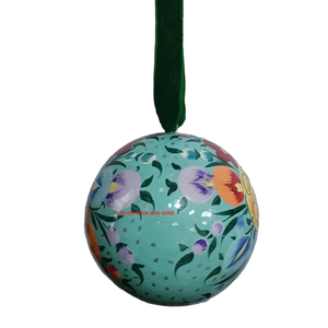 Noël oiseau compte-gouttes UV imprimé maison fête décor suspendu verre artisanat caractéristique vacances Style oiseau compte-gouttes boule arbre ornements - Product Image 1