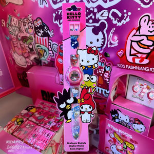 นาฬิกาข้อมือกันน้ำสำหรับเด็ก HELLO KITTY จอแสดงผลดิจิตอลและอนาล็อก ฟังก์ชั่นจับเวลาและปลุก สายพลาสติก รุ่น 24007751 - Product Image 3