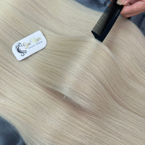 Sun Hair Company Platinum Blanc Blonde Soyeux Droite Super Double Dessiné Trame Bundles de Cheveux Vietnamien Extensions de Cheveux Humains Boul - Product Image 2