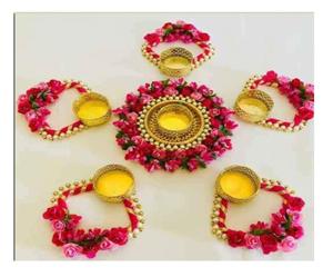 Portavelas de Oro para Bodas, Decoraciones de Mesa, Tamaño Personalizado, Material MDF - Product Image 3