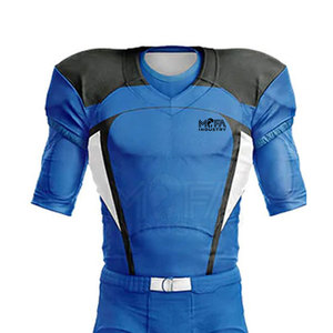Maillot de football américain léger personnalisé nouveau style avec manches courtes et fonction respirante uniforme de couleur personnalisé - Product Image 3