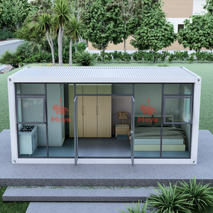 <span class=keywords><strong>Casa</strong></span> Container Prefabbricata da 20ft 40ft dal Design Moderno, Appartamento Monolocale Modulare Flat-Pack a Basso Costo, Uso Negozio Caffetteria o Hotel - Product Image 2