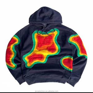 Impression personnalisée sweat à capuche surdimensionné goutte épaule sweat femme coton vierge sweat à capuche coréen pour dames - Product Image 3