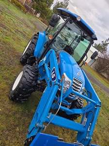 Tracteur tondeuse à gazon LS Mini 2024 avec chargeur frontal et pelle arrière, qualité DIY, hauteur de coupe maximale 1000 mm, en vente en Europe - Product Image 3