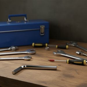 Llaves Hexagonales Curvadas Cromadas - Product Image 3