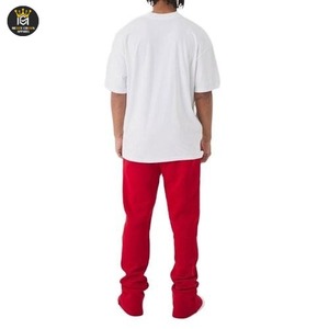 Pantalones y pantalones Acampanados para hombre con forro polar interior de alta calidad, ropa informal para todo el día, pantalones de chándal Acampanados para hombre - Product Image 5
