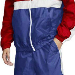 Conjunto de chándales cortavientos ligeros para exteriores para hombre logotipo personalizado transpirable e impermeable para cuello con capucha de invierno - Product Image 6