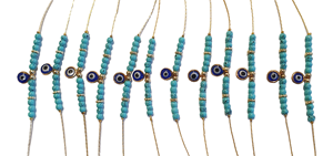 Bracelet en acier inoxydable plaqué pierres de zircon imitation perle DAFNI BIG PAZAR - Cadeau tendance - Product Image 6
