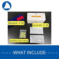 En vente Test rapide fluorescent de plasma hormonal de détecteur précoce de gestation canine (relaxine) 0-50 ng/ml Kit de test de grossesse