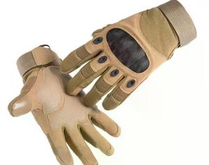 Gants tactiques en cuir à doigts entiers haute performance Hard Knuckle Randonnée Tir Sports de plein air Gants de combat à écran tactile - Product Image 1