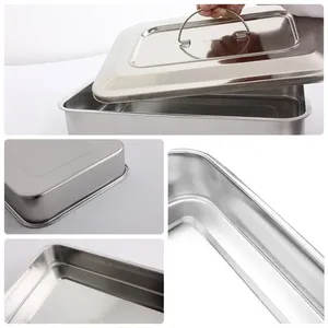 Equipo profesional de hospital Instrumento quirúrgico de acero inoxidable Impresión Holloware Bandejas - Product Image 3