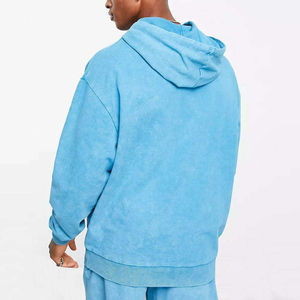 Sweat à capuche uni de qualité supérieure unisexe coupe ajustée poche kangourou décontracté coton de qualité supérieure nouveauté 2025 - Product Image 6