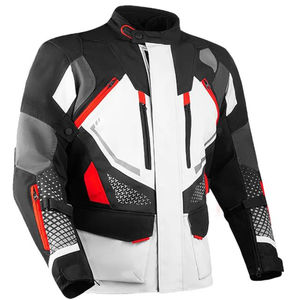 Blouson de moto en cuir personnalisé avec logo, pour homme, grande taille, respirant, équipement de protection pour la conduite à moto, vente en gros OEM Pakistan - Product Image 1