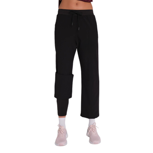 Pantalons modestes pour femmes sur mesure, jambes larges, spandex/polyester, respirant, taille élastique, coupe ample, leggings de sport, inspirés de l'islam - Product Image 4