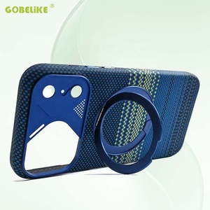 Coque de téléphone OEM ODM à anneau magnétique texture fibre de carbone pour iPhone 17 Air/<span class=keywords><strong>Pro</strong></span> Max/<span class=keywords><strong>Pro</strong></span>/Air - Product Image 1