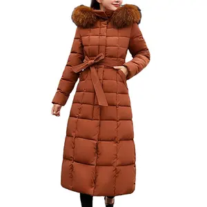 Long manteau d'hiver pour les femmes plus froides veste d'hiver coton rembourré chaud épaissir dames manteau longs manteaux Parka femmes vestes