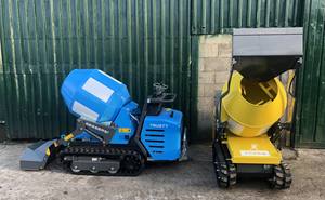 Minicargadora de Concreto Autocargable Pequeña de 1.8m, Línea de Producción Móvil con Motor, Caja de Cambios, Bomba y PLC, Venta al por Mayor - Product Image 5