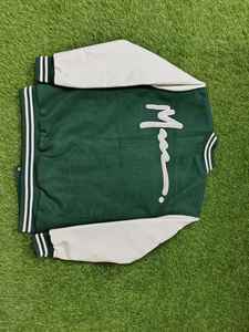 Gucha Sports Custom Wool Patch Chenille Bordado Manga de cuero Béisbol Bomber Varsity Jacket para hombres Chaquetas para hombres - Product Image 2
