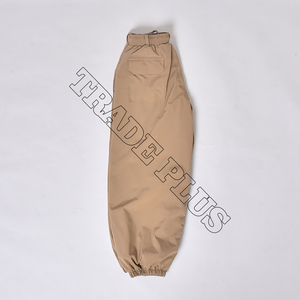 Pantalon de neige hiver uni avec doublure chaude, taille à cordon de serrage, plusieurs poches et bas ajustables pour sports d'hiver unisexes - Product Image 3