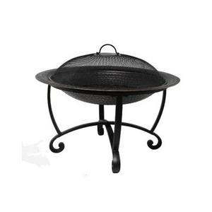 Foyer extérieur moderne et élégant en fer avec design géométrique, brûleur à bois, écologique, taille et couleur personnalisables pour patio/terrasse extérieure - Product Image 4