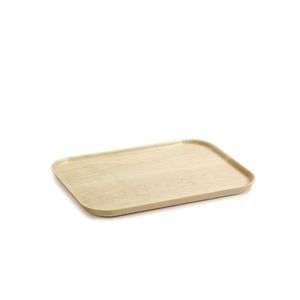 Plateau de service rectangulaire Continenta, plateau en bois, plateau en bois de caoutchouc, vente en gros, plateau de service alimentaire en bois personnalisé, grande et petite taille, avec poignée - Product Image 3