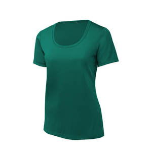 Camiseta Deportiva de Verano para Mujer, de Alta Calidad, Secado Rápido, 100% Poliéster, Cuello Redondo, Personalizable, para Gimnasio y Entrenamiento - Product Image 1