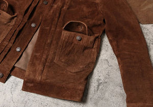 Chaqueta de Cuero para Hombre, Diseño Moderno, Estilo Vintage, Invierno, Secado Rápido, Antiarrugas, Cómoda, Sostenible, Alta Calidad, Personalizable - Product Image 4