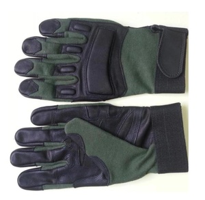 Guantes tácticos de cuero para oficiales, nudillos duros y protección de la palma de la mano, guantes de seguridad para Palma - Product Image 3