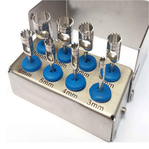 ชุดสว่านทันตกรรมทรีไฟน์8ชิ้นเครื่องมือทันตกรรมรากฟันเทียมเหล็กแบบแมนนวลความต้องการสูง - Product Image 3