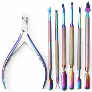 Professionnel en acier inoxydable tranchant cuticules tondeuse pince poussoir ongles beauté outil manucure ensemble pour les soins des doigts et du bébé - Product Image 1