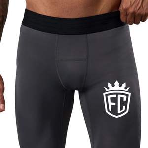 Leggings de Grafito para Hombre, Pantalones de Compresión Elásticos, Capa Base Deportiva para Gimnasio, Entrenamiento, Correr, Fitness y Rendimiento Deportivo - Product Image 6