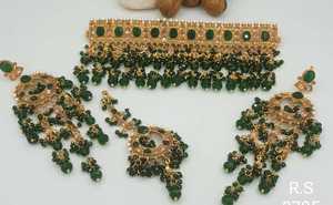 Professional Factory Made <b>Wedding</b> Wear Bridal Jewelry Sets Best Manufacturer Lightweight Multi Color Afghan Jewelry Set - Product Image 6
