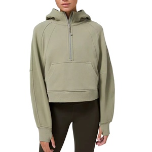 Sudadera con Capucha Corta Personalizada para Mujer, Sudaderas y Hoodies Casuales para Mujer, Sudadera con Capucha Corta y Holgada para Mujer - Product Image 1