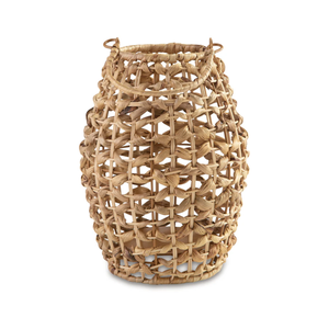 Fournisseur vietnamien en gros lanterne jacinthe d'eau style bohème éclairage intérieur tissé à la main en gros bon prix - Product Image 2