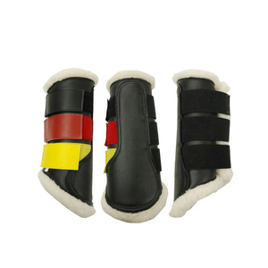 Botas personalizadas al por mayor con muestra gratuita, botas con campana de caballo y botas de cepillado para caballos, botas para caballos - Product Image 5