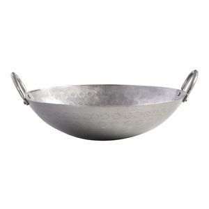 Trend Pure Brass Kadai for Deep Frying Cooking Utensils Healthy Benefits Brass Hammered Kadai Pital <b>Kadhai</b> Heavy Weight Working - Product Image 2