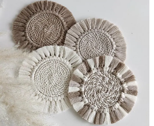 Posavasos de macramé bohemio - Product Image 2