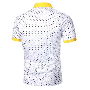 Hommes pour chemises décontracté respirant tricoté solide à manches courtes grande taille haute qualité anti-rides vêtements de sport - Product Image 3