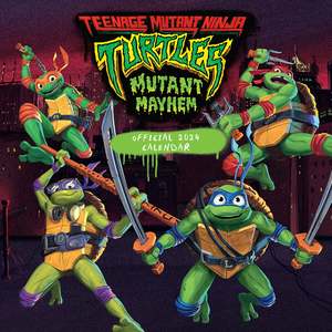 Calendario de Mesa y Pared de las Tortugas Ninja 2024, Impreso en Papel, para Exhibición y Promoción - Product Image 2