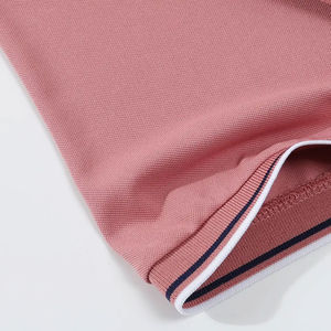 Polo de golf pour hommes, confortable et ajusté, en laine, anti-rides, décontracté, design uni - Product Image 3